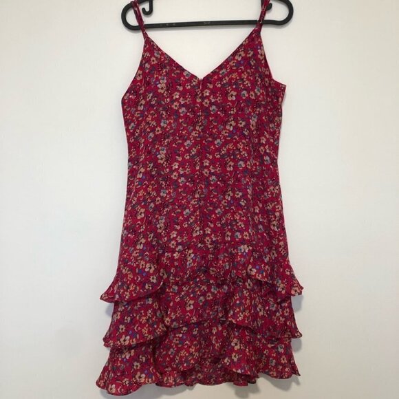 ISO size medium Dress Forum Floral Tiered Ruffle Mini Dress - Picture 7 of 13